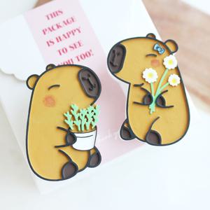 커플 카피바라 2SET 차량 방향제 신차/새차 추천선물 석고방향제