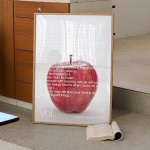 사과그림액자 풍수인테리어 모던 사과포스터 APPLE Vol