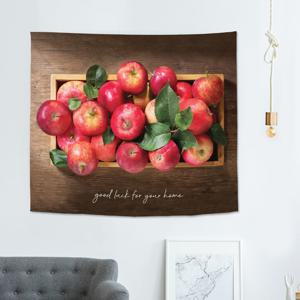 행운가득빨간사과박스 패브릭포스터 150x130cm