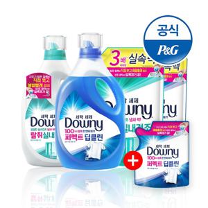 세탁세제 탈취실내건조/퍼펙트딥클린 본품+리필1.4L세트+200ml