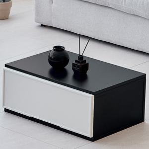 래폴드서랍장 던블랙 전용 블랙 우드상판 600