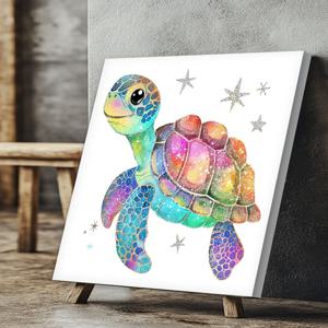 보호 거북 그림 캔버스 액자 거북이 풍수 인테리어 액자