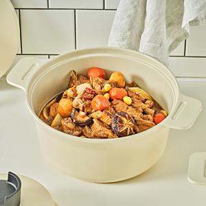 셰프토프 캥거루 풀인덕션 양수냄비 24cm(아이보리)