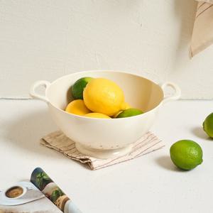 양손핸들 멜라민 채반 D20 바닐라 아이보리
