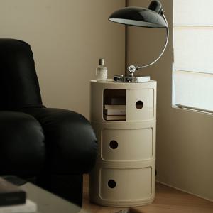 오르빗 미드센추리 슬라이딩 원형 수납선반 2단/3단/4단 5colors