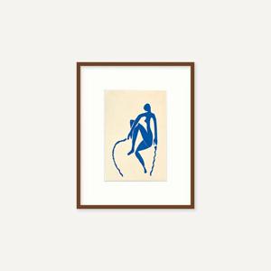 앙리 마티스 / Blue Nude, Skipping Rope, 1952 (액자 포함)