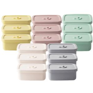 소소 실리콘 밥팩 스팀홀 밀폐용기 550ml 3P세트 5colors
