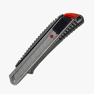 L-500GRP 커터칼 오토락형L 메탈그립 컷터칼 사무용 전문가 대형 공업용 18mm
