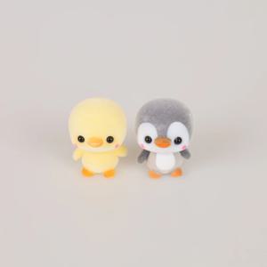 쌍둥이 펭귄오리 인형 인테리어 소품 작은 장식 미니 귀여운 오브제 캐릭터