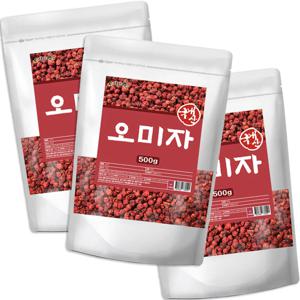 국내산 말린 오미자 500g*3팩