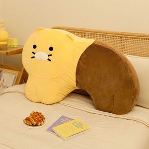 카카오프렌즈 춘식이 형태 커브 바디필로우 안고자는 긴 베개 롱 쿠션