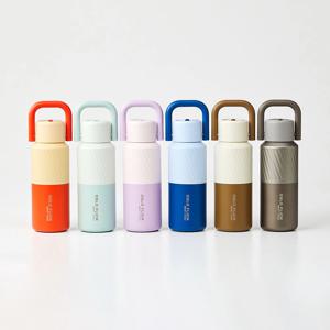 오슬로 플릭 텀블러 보온 보냉 진공 밀폐 한손으로 개폐가능 핸들 380ml 6color