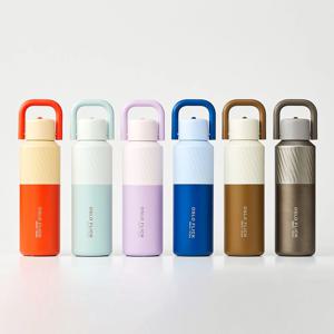 오슬로 플릭 텀블러 보온 보냉 진공 밀폐 한손으로 개폐가능 핸들 580ml 6color