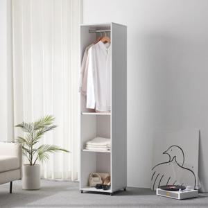 바퀴달린 이동식 전신거울 옷장 40cm T218