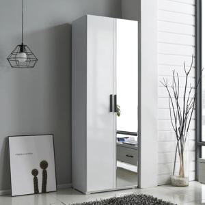 드레스룸 거울 행거옷장 장롱 60cm (광폭) T040