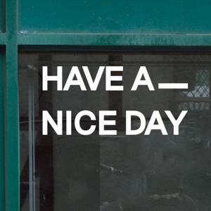 미니멀st have a nice day 예쁜 레터링 인테리어 스티커