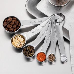 스텐 계량스푼 6종 세트