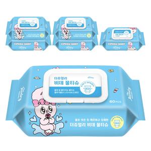 쥬얼리 에스더버니 캡형 비데물티슈 60매 6팩