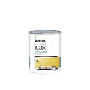 삼화 아이럭스 멀티 친환경 벽지 벽면 아이방 페인트 플랫 1L