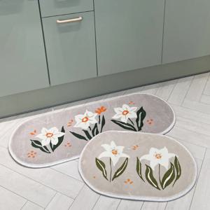 [리퍼] 스테이(수선화) 발매트 주방매트 집들이선물 발매트세트 주방발매트 빨아쓰는발매트