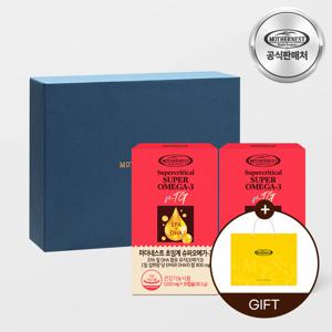 마더네스트 초임계 슈퍼오메가-3 30캡슐 2개입 선물세트 (2개월분)