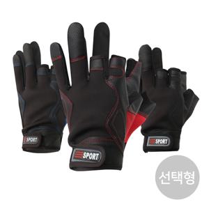 스포츠 3컷 장갑 S04 반장갑 3color 캠핑 등산 낚시 자전거 레저