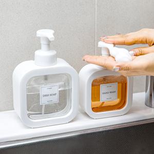 스퀘어 거품형 공병 손세정제 핸드워시 주방세제 리필용기 디스펜서