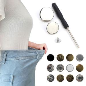 허리단추(나사타입) 허리둘레 사이즈 줄이기 셀프수선 매직단추 요술단추 바지 치마 수선