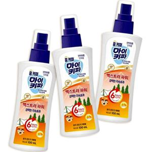 마이키파 엑스트라파워 미스트 야외활동용 이카리딘 모기 진드기 기피제 100ml*3팩