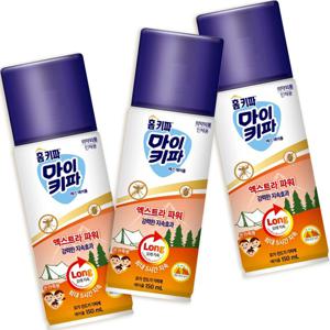 마이키파 엑스트라파워 에어졸 디에틸톨루아미드 함유 스프레이 150ml*3팩