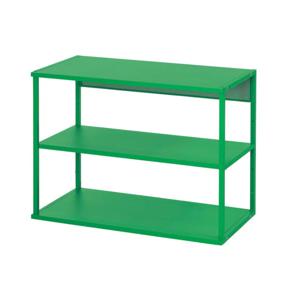 플랏사 오픈 그린 정리 수납 선반 80x40x60cm