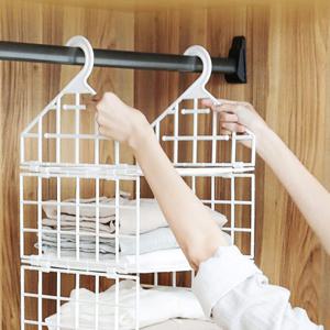 옷장안 수납 선반행거 틈새 걸이식 왕자 이동식 벽 옷걸이 2단 4단