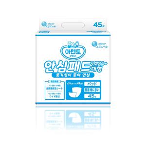 요실금 안심 패드 4회 흡수 대형 45매 성인용기저귀