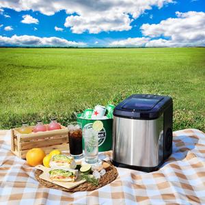 2단 오픈형 제빙기 MCAQ-IM466F SUS304 제빙봉 자동사출 자동세척 1.5리터