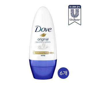 [3+3] 도브 데오드란트 롤온 40ml 6개