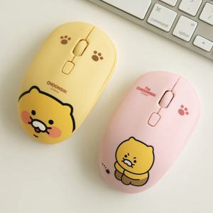 카카오프렌즈 볼빨간 얼굴 열심 춘식 무선 마우스 휴대용 블루투스 마우스