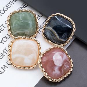 고급 쥬얼리 스퀘어 단추 장식 셀프수선 리폼 정장 가디건 자켓 코트 트위드 매너단추 부자재