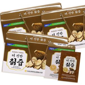 더 진한 칡즙 국산칡 6년근홍삼 영양 70ml*30포 3팩