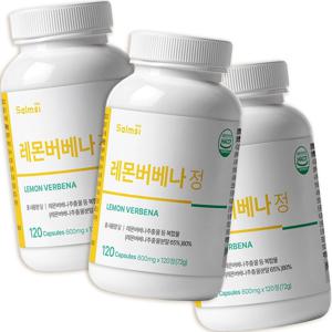 레몬버베나 정 히비스커스 볶은카무트 치커리식이섬유 배합 120정 3팩