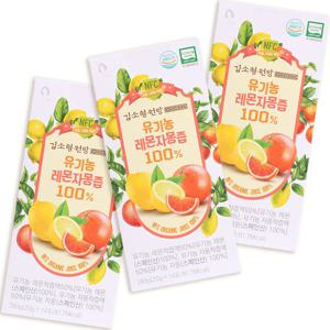 유기농 레몬자몽즙 스페인산 착즙 14포 3팩
