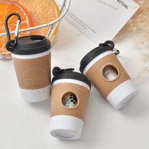 커피컵 모양 풉백 케이스 3P 1SET (비닐3롤포함)