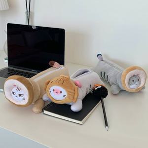 귀여운 고양이 인형 필통 초등학생필통 펜파우치