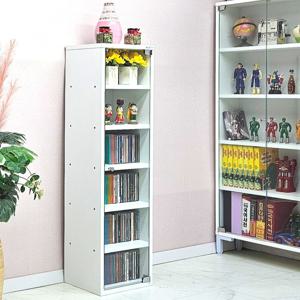 모던1036 장식장 유리문 6단 cd 진열장 수납장 틈새장 30cm