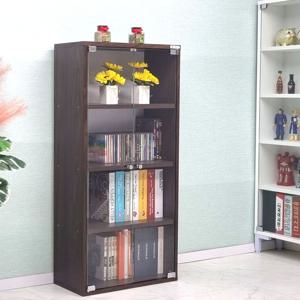 모던1036 장식장 유리문 4단 dvd 진열장 수납장 영어원서 만화책 틈새장 50cm