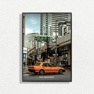 일본 감성 빈티지 레트로 인테리어 포스터 TOKYO TAXI 319