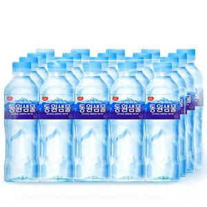 동원샘물 유라벨 500ml x 20병 생수 물