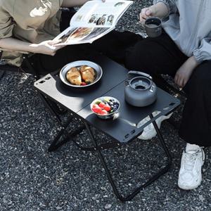 캠핑 테이블 캠핑용 피크닉 소풍 접이식 탄소강 테이블 가방셋트