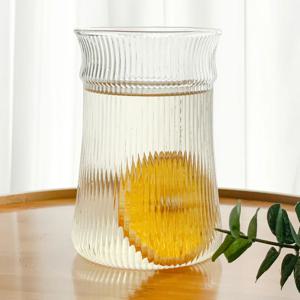플리츠 유리컵 캐슬잔 480ml