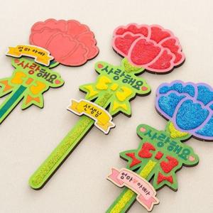 MDF 선물 카네이션 꽃다발 만들기