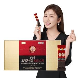 6년근 고려홍삼정 365스틱 1박스 50포 홍삼스틱 선물세트 쇼핑백 증정